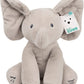 Baby  Official Animated Flappy the Elephant Stuffed Animal Baby Toy Plush for Baby Boys and Girls, Gray, 12" (Song Styles May Vary)
