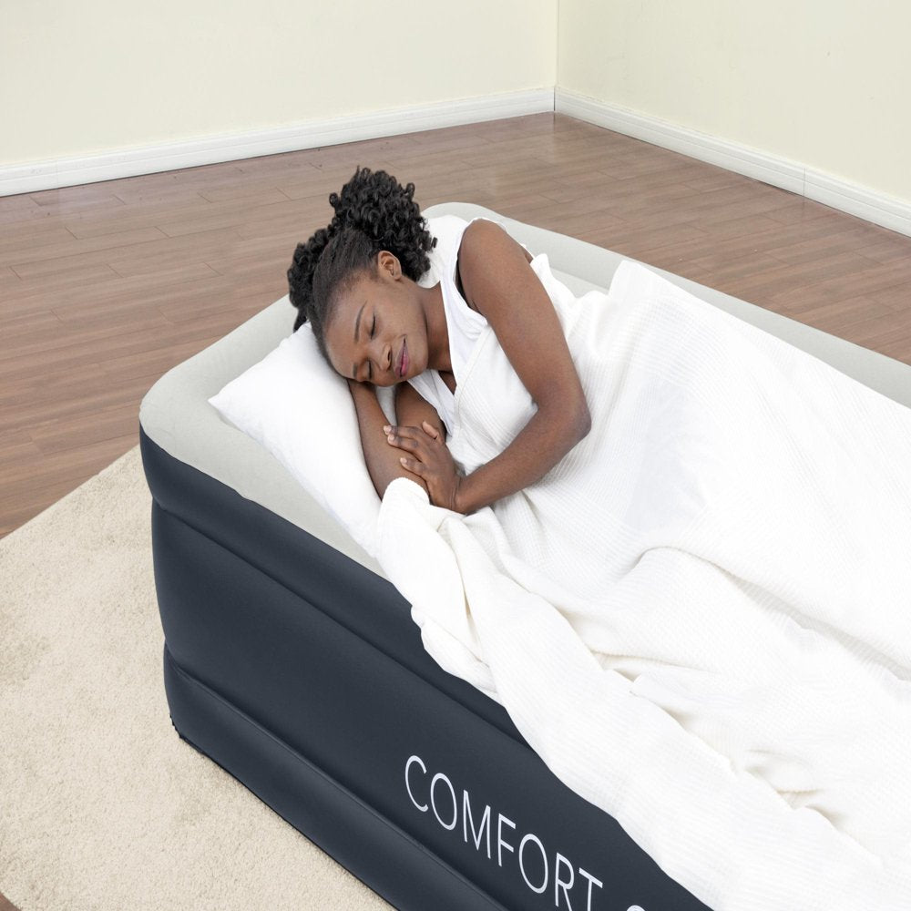 Bestway Comfort Quest 18" Twin Air Mattress with Built-In Pump