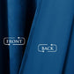 Blue Velvet Curtains Blackout - Warm Soft Velvet Curtains Thermal Insulated Privacy Panels for French Door / Parlor, Royal Blue, W52 X L96 Inches, 2 Panels