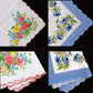 Women Soft Pocket Handkerchiefs Ladies Hankies Vintage Floral Print Handkerchiefs (30 Pieces)