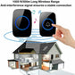 Waterproof Wireless Doorbell Adjustable Volume 1000FT Plugin Receiver 38 Chime