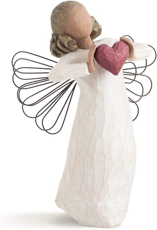 with Love Angel, Sculpted Hand-Painted Figure