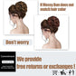 1PCS Messy Hair Bun Hair Scrunchies Extension Curly Wavy Messy Synthetic Chignon for Women Updo Hairpiece