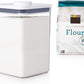 Good Grips POP Container – Airtight 4.4 Qt for Flour and More Food Storage, Square, Clear