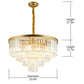 Datingday Luxury crystal chandelier modern style chandelier 4 floors ceiling chandelier