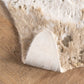Iraida Contemporary Faux Cowhide Area Rug
