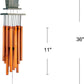 WOODMUSIC Bamboo Wind Chimes Outdoor with Wooden Birdhouse, 36'' Handcrafted Windchimes, Ideal Home Decor or Gift