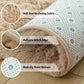 Soft Fluffy Bedroom Rugs - 6 X 9 Feet Indoor Shaggy Plush Area Rug for Boys Girls Kids Baby College Dorm Living Room Home Decor Floor Carpet, Camel