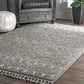 Vasiliki Moroccan Tribal Shag Area Rug, 2' X 3', Silver