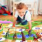 Kids Dinosaur Playmats Educational Area Rugs, Kids Play Mat Carpet for Learning Numbers, Animals and Words for Children'S Room Playroom Nursery, Kid'S Floor Play Rug for Bedroom, 3X5 Feet