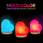 Himalayan Glow 944AC USB Heart Salt Lamp, Multicolor Night Light, Best Home Decor by , 4-5 Lbs, Traditional