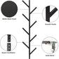 Coat Rack & Hat Rack - Wall Mounted (Black)