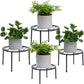 4-Pack Decent Metal Plant Stands, Anti-Rust Iron Flower Pot Stand, Heavy Duty Plant Pot Shelf, Decoration Racks for Home Indoor and Outdoor