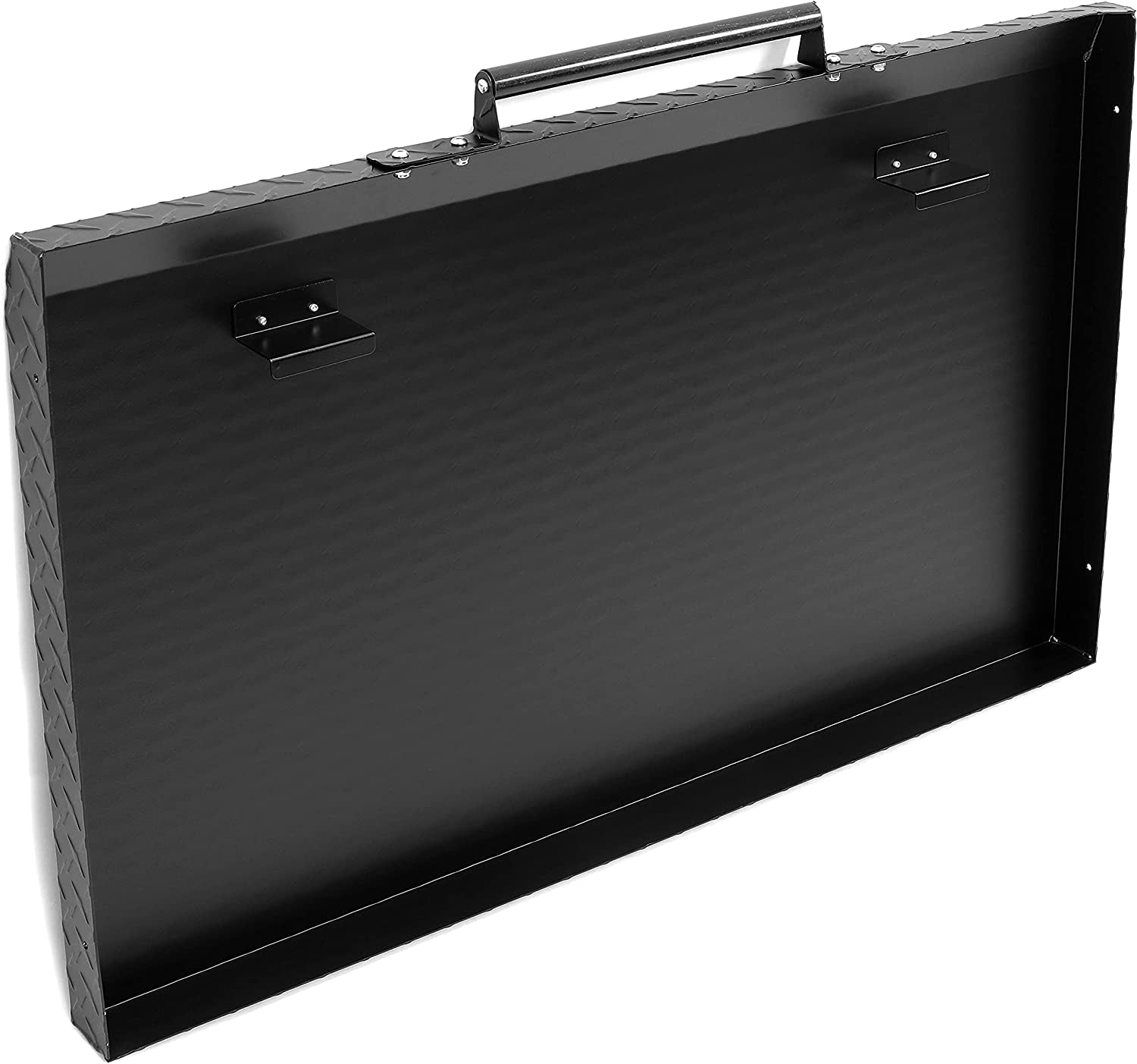 Black Outdoor 36” Griddle Grill Hard Cover Lid Waterproof Aluminum Compatible with Blackstone & More