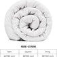 Comforter Duvet Insert Queen Size,Plush White Comforter down Alternative Quilted Stand Alone Bedding Comforter Box Stitched, Machine Washable