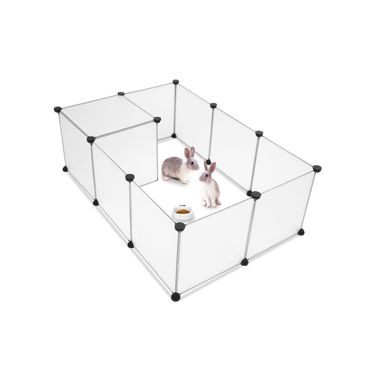 Foldable Dog Playpen Dog Excercise Pen Square Small Dog Fence Dog Play Pen Dog Play Yard Fence Pet Fencing for Dogs Fence Pet Exercise Pen Pet Fence Crate Fence