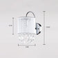 Ecopower Lighting Modern Metal Crystal Wall Sconce--1 Light