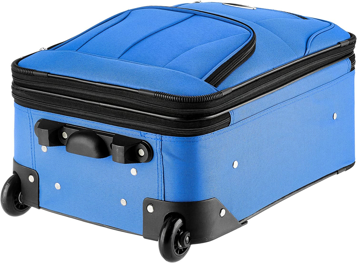 Rockland Fashion Softside Upright Luggage Set, Blue, 2-Piece (14/19)