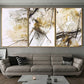 Modern Wall Decor 3 Piece Wall Art 16"X24" Abstract Wall Artwork Wooden Framed for Dining Room Bedroom Kitchen Home Office Wall Decoration