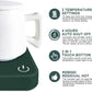 Mug Warmer for Desk, Coffee Mug Warmer with Auto Shut Off,  Coffee Warmer for Coffee Milk Tea, Candle Wax Cup Warmer Heating Plate (Green-No Mug)