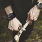 24 Pcs Woven Leather Bracelet for Men Women Cool Leather Wrist Cuff Bracelets Adjustable