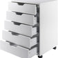 Halifax Storage/Organization, 5 Drawer, White