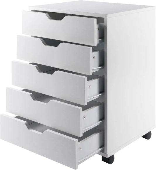 Halifax Storage/Organization, 5 Drawer, White