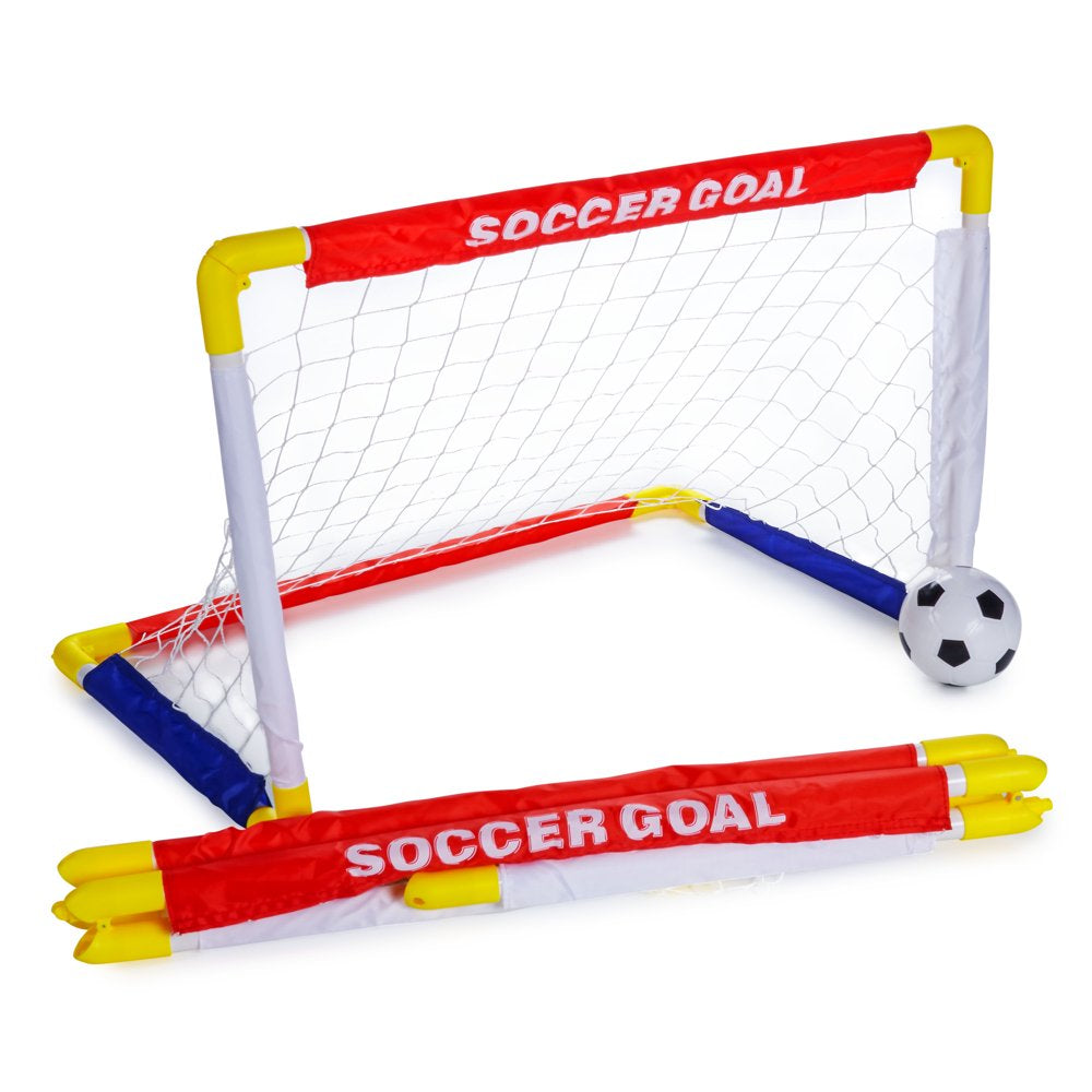 Play Day Foldable Soccer Set, Beginner Sports Soccer Game, Children Ages 3+