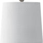 Modern Table Lamps Set of 2 for Living Room 20" Nightstand Lamp with Fabric Shade Glass Bedside Desk Lamp for Bedroom Kid'S Room Girls Room Office Glass Silver