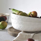 Large Pasta Bowls, Thanksgiving Dishes Christmas Plates, 54 Oz Serving Bowls White Salad Bowls, Ceramic Dinner Bowl and Plate, Pasta Soup Plate, Italian Pasta Bowls Set of 4, House-Warming Gift