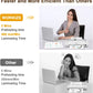 Laminator Machine with Laminating Sheets 20 Pouches,  9-Inch Thermal Laminator, Personal 5-In-1 A4 Desktop Laminating Machine Built-In Paper Trimmer Hole Puncher and Corner Rounder