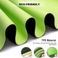 Yoga Mat, Non-Slip Eco Friendly Exercise Yoga Mat for Men and Women, 1/4-Inch Thick High Density Pro Mat with Carrying Strap for Yoga Pilates and Fitness Exercise