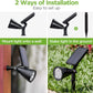 Solar Outdoor Lights, Solar Lights Outdoor Waterproof Solar Spot Lights Outdoor Spotlight for Yard Landscape Lighting Wall Lights Auto On/Off for Pathway Garden, Pack of 4 (Warm White)