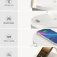 LED Night Light,  Music Bedside Lamp with Wireless Charger, 4 in 1 Touch Lamp, Portable Bluetooth Speaker, Phone Holder, Dimmable Wireless Charging Lamp Birthday Gifts for Women, Men, Dad, Mom