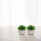 2 Pcs Fake Plants for Bathroom/Home Office Decor, Small Artificial Faux Greenery for House Decorations (Potted Plants)