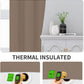 Blackout Curtains for Bedroom, Thermal Insulated Window Curtains for Living Room, Noise Reduction and Sun Light Blocking Grommet Curtain Panels, Set of 2, 42 X 63 Inch, Camel