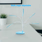 Dimmable LED Desk Light Touch Sensor Table Bedside Reading Lamp USB Rechargeable