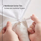 Nestl White Duvet Cover Queen Size - Soft Queen Duvet Cover Set, 3 Piece Double Brushed Queen Size Duvet Covers with Button Closure, 1 Duvet Cover 90X90 Inches and 2 Pillow Shams