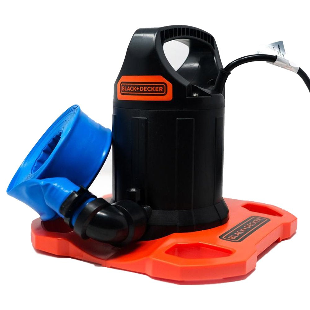 1500 GPH Submersible Automatic Pool Cover Pump W/ Filter