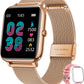 Smart Watch for Women Men Fitness: Waterproof Smartwatch for Android Ios Phone Sport Running Digital Watches Activity Tracker with Heart Rate Sleep Blood Oxygen Monitor Step Counter Touch Screen