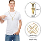 3 Pieces Christmas Stainless Steel Pendant Chain Necklace Spearpoint Necklace