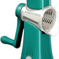 Shining Star Graters for Kitchen,Cheese Grater Efficient Vegetable Slicer with 5 Interchangeable round Stainless Steel Blades,Easy to Clean Rotary Cheese Grater for Fruit,Vegetables,Nuts