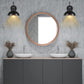 Farmhouse Wall Sconce,  Industrial Black Wall Sconces, Gooseneck Wall Sconces Lighting, Wall Mount Lamp Fixtures for Barn Porch Bathroom Bedroom Living Room (2 Pack)