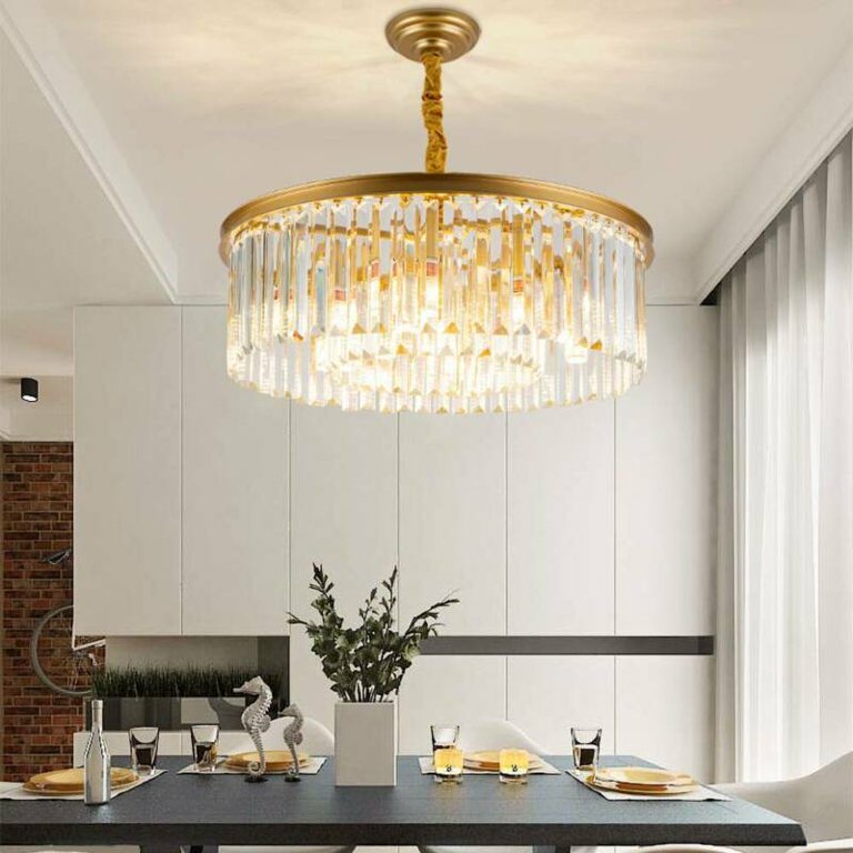 Datingday Luxury crystal chandelier modern style chandelier 4 floors ceiling chandelier