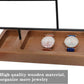 X-Cosrack Earring Holder,5-Tier Ear Stud Holder with Wooden Tray,Jewelry Organizer Holder for Earrings Necklaces Bracelets Watches and Rings,Earring Display Stand with 132 Holes,Black