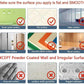 Self Adhesive White Board Paper Dry Erase Wall Stickers Roll 17.7" X 78.7" Board