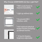 A3 Diamond Painting Light Pad with Stand, 2Nd Gen Tracing Light Board Drawing Light Box Anti-Mistouch Physical Button Stepless Dimming Diamond Art Light Borad for Cricut Animation Skeching(A3+Stand)