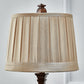 24" Table Lamp Set of 2 for Living Room Bedside Table Desk Lamps for Bedroom Kids Room Office Rustic Table Lamps Resin Brown