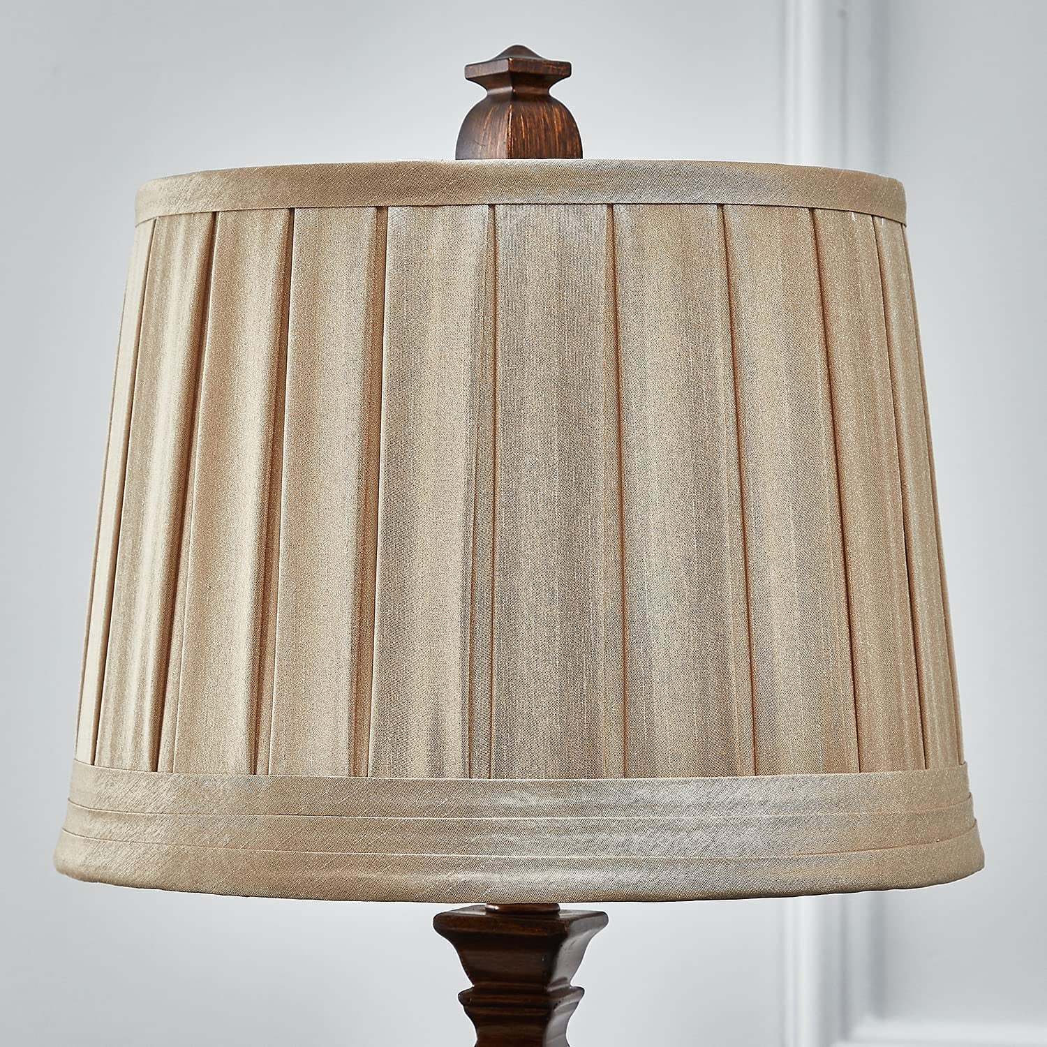 24" Table Lamp Set of 2 for Living Room Bedside Table Desk Lamps for Bedroom Kids Room Office Rustic Table Lamps Resin Brown