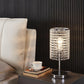 Surpars House Elegant Crystal Silver Table Lamp